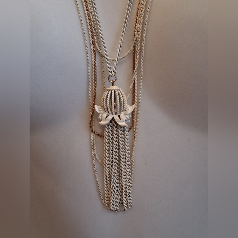 Vtg MONET Layered Necklace Set
